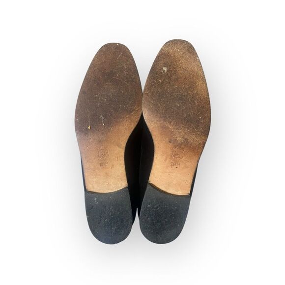 Black Crown Embroidered Women's Loafers - Picture 10 of 12